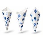 FRENCH FRY CONE  DELFT BLUE  40 CONES